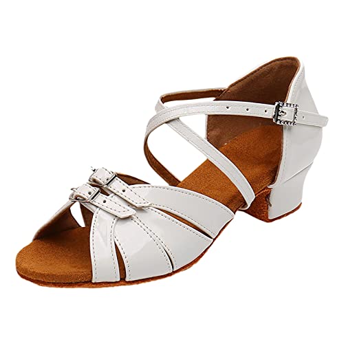 Women's Latin Dance Shoes Professional Tango Training Ballroom Dance Shoes Summer Fashion Sandals von AQ899