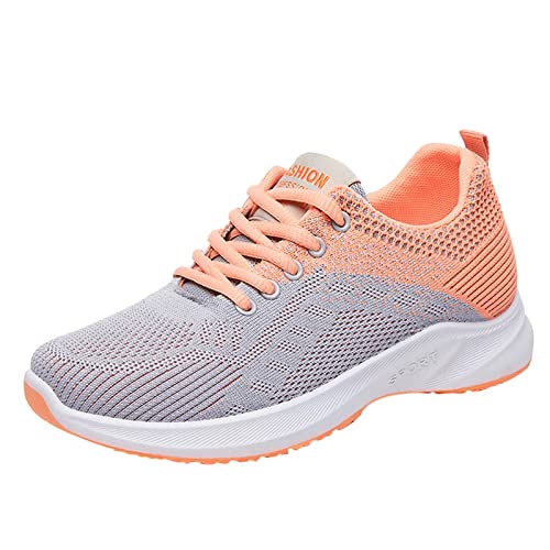 Women's Orthopaedic Mesh Sports Shoes Summer Trainers Color Blocking Lace Up Shoes Autumn Breathable Sandals Hiking Sandals Memory Foam Sneaker Sandals Nurse Shoes Hands Free Shoes Arch Support von AQ899