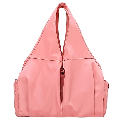 AQQWWER Damen Sporttasche Fitnesstaschen für Frauen, Sporttasche, Yoga-Trainingstaschen, Outdoor-Reisen, Aufbewahrung, Handtasche, Sport, Fitnessstudio, Seesack, Gepäck, Tragetasche (Color : Sweet pi von AQQWWER