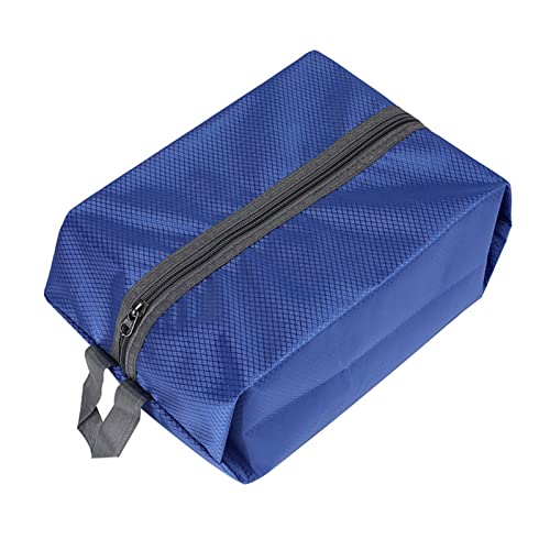 AQQWWER Damen Sporttasche Frauen Männer Schuh Aufbewahrungstasche Große Kapazität Schuh Nylon Reise Staubbeutel Outdoor Kulturbeutel Organizer Tasche (Color : Blue) von AQQWWER