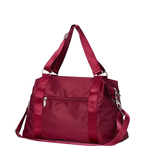 AQQWWER Damen Sporttasche Frauen Reise Fitness Tasche Sporttaschen Sport Trocken Nass Für Training Yoga Sac Frau Männer (Color : Red, Size : L) von AQQWWER