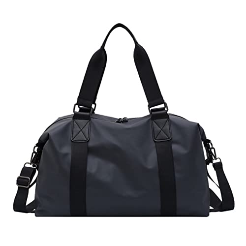 AQQWWER Damen Sporttasche Frauen Sport Fitness Tasche Männer Gym Yoga Tasche Big Travel Duffle Handtasche für Frauen 2021 Wochenende Blosa Wasserdicht (Color : Black) von AQQWWER