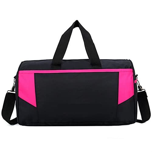 AQQWWER Damen Sporttasche Männer Outdoor Sporttasche Reise Duffle Sport Training Fitness Männer Yoga Deportivo Frau Sporttasche (Color : Pink) von AQQWWER