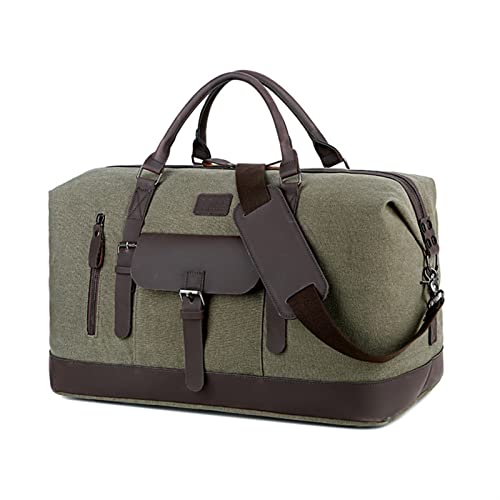 AQQWWER Damen Sporttasche Reisetaschen Große Kapazität Handtaschen Gepäck Segeltuchtasche Schnittfeste Reise-Schultertaschen Aktentasche Dropshipping (Color : Green) von AQQWWER