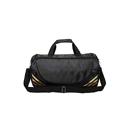 AQQWWER Damen Sporttasche Training Gym Tasche männer Frau Fitness Taschen dauerhaft multifunktions Handtasche Outdoor Sporting Tote für männlich (Color : Gold) von AQQWWER