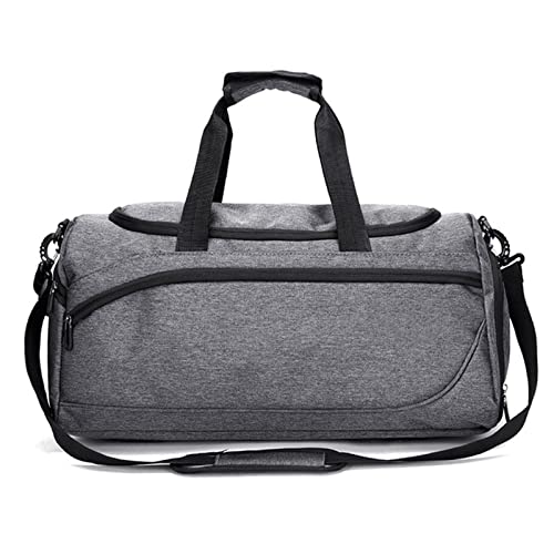 AQQWWER Damen Sporttasche Wet Dry Gymnasium Fitness Taschen Trainingstasche für Sport Schulter Duffle Reisetasche für Männer Frauen Gymtas Sac von Sporttas (Color : Grijs) von AQQWWER