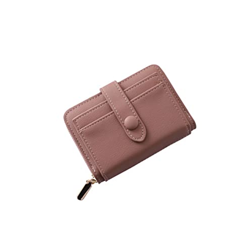 AQQWWER Geldbörsen für Damen Frauen/Männer Brieftasche Pu. Leder Kurze Weibliche Geldbörse 6 Bits Bank/ID/Kreditkartenhalter Brieftasche Fall Tasche Geld Tasche von AQQWWER