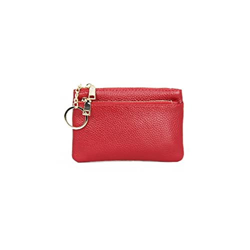 AQQWWER Geldbörsen für Damen Frauen Geldbörsen Kleine Echtes Leder Geldbörse Frauen Damen Kartentasche Für Frauen Clutch Frauen Weibliche Geldbörse Geld Reißverschluss Brieftasche von AQQWWER