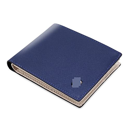 AQQWWER Geldbörsen für Damen Men Wallets Purse Men Brand Striped Card Holders Purse Mens Wallet Coin Pocket (Color : Blue) von AQQWWER