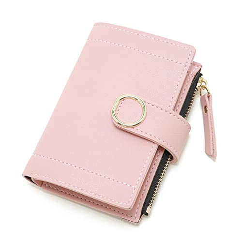 AQQWWER Geldbörsen für Damen Women Wallets Small r Purse Brand Women Ladies Card Bag Female Purse Money Clip Slim Wallets (Color : Pink) von AQQWWER