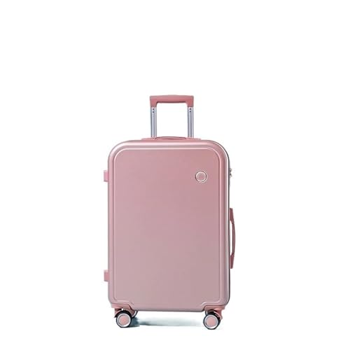 AQQWWER Gepäckset Carry On Luggage,travel Suitcase On Wheels,Luggage Set,Girl Women Trolley Luggage Bag,Rolling Luggage Case (Color : Pink, Size : 24") von AQQWWER