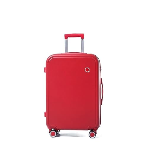 AQQWWER Gepäckset Carry On Luggage,travel Suitcase On Wheels,Luggage Set,Girl Women Trolley Luggage Bag,Rolling Luggage Case (Color : Red, Size : 26") von AQQWWER