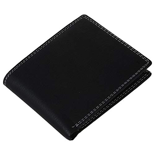 AQQWWER Herren Geldbörse Männer Luxus Leder-Karte Geldeingang Halter-Organisator Bifold Wallet Geldbörse von AQQWWER