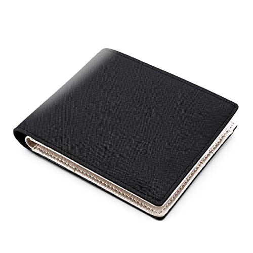 AQQWWER Herren Geldbörse Men's Wallets Multi-Card Slot Wallets Men's Leather Wallets Men's (Color : Black) von AQQWWER