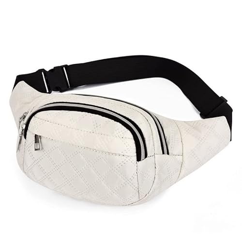 AQQWWER Hüfttasche Banana Belt Herren Damen Hüfttaschen Herren Damen Hüfttasche Taschen Travel Row Hüfttaschen (Color : White) von AQQWWER