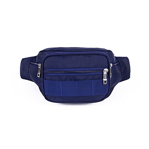 AQQWWER Hüfttasche Casual Herren Taille Tasche Outdoor Sports Laufen Taille Tasche wasserdichte Fitness Radfahren Tasche (Color : Dark Blue) von AQQWWER