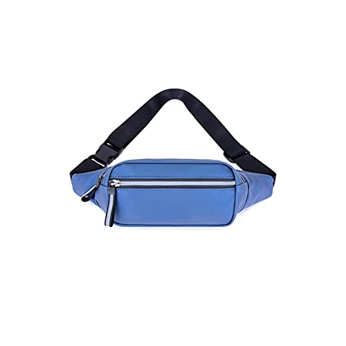 AQQWWER Hüfttasche Crossbody-Tasche für Männer Multifunktions-Anti-Diebstahl-Schulter Messenger Bags männlich wasserdichte Kurzreise Brusttasche Packung (Color : Blue) von AQQWWER