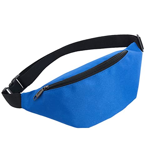 AQQWWER Hüfttasche Damen Neue Taille Tasche wasserdichte Handtasche Frauen Fanny Pack Weibliche Gürtel Geldbörse Bauchtaschen Licht Hüfttasche (Color : Blue) von AQQWWER