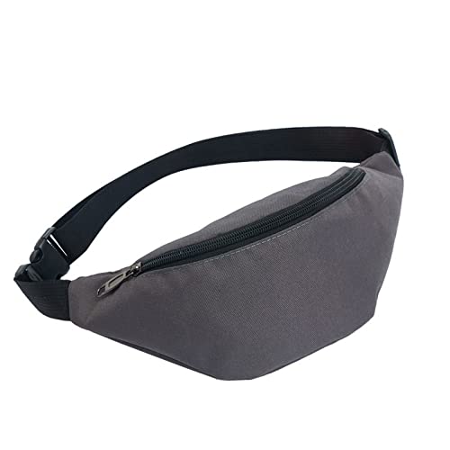 AQQWWER Hüfttasche Damen Neue Taille Tasche wasserdichte Handtasche Frauen Fanny Pack Weibliche Gürtel Geldbörse Bauchtaschen Licht Hüfttasche (Color : Grijs) von AQQWWER