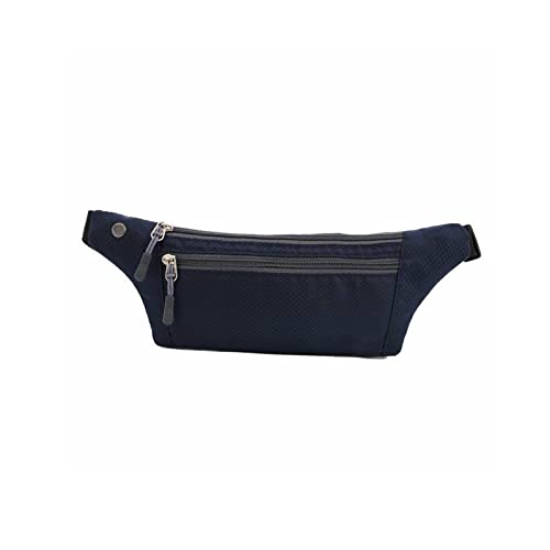 AQQWWER Hüfttasche Frauen Männer Sport Taille Taschen Crossbody Brieftaschen Reisen Telefon Taschen Mode Sporttasche Taille Taschen (Color : Navy Blue) von AQQWWER