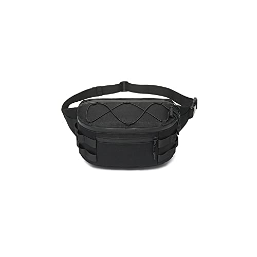 AQQWWER Hüfttasche Herren Taille Tasche Mode Brust Pack Outdoor Sport Gürtel Tasche Für Teenager wasserdichte Männer Taille Taschen Hohe Qualität Fanny Pack (Color : Black) von AQQWWER