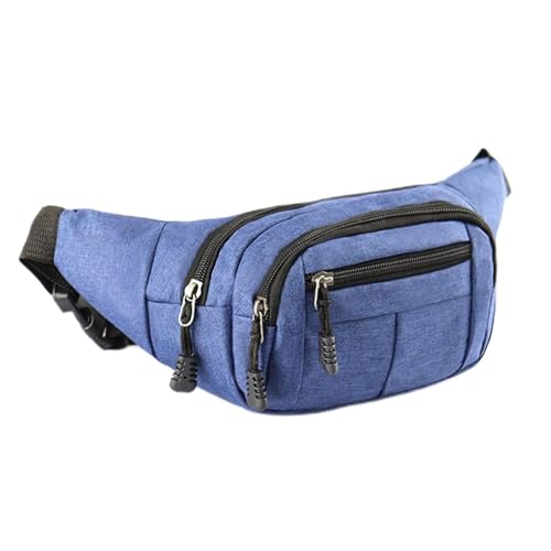 AQQWWER Hüfttasche Hüfte Bauch Banane Bum Brustgürtel for Männer Frauen Taille Tasche Männliche Weibliche Fanny Pack Tasche Geldbörse Nieren Reihe Bumbback (Color : Blue) von AQQWWER