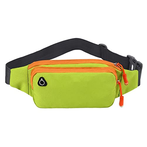 AQQWWER Hüfttasche Hüfte Bauch Banane Bum Brustgürtel for Männer Frauen Taille Tasche Männliche Weibliche Fanny Pack Tasche Geldbörse Nieren Reihe Bumbback (Color : Green) von AQQWWER