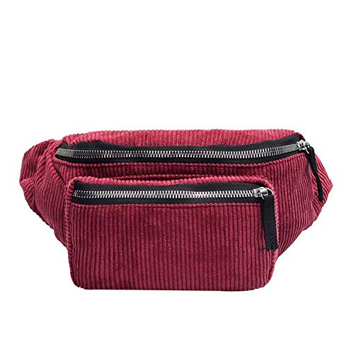 AQQWWER Hüfttasche Hüfttasche Zipper Brusttasche Sport Reise Fanny-Satz-Mädchen-Gürtel Taschen Mode Telefon Hüfttasche for Frauen (Color : 5) von AQQWWER