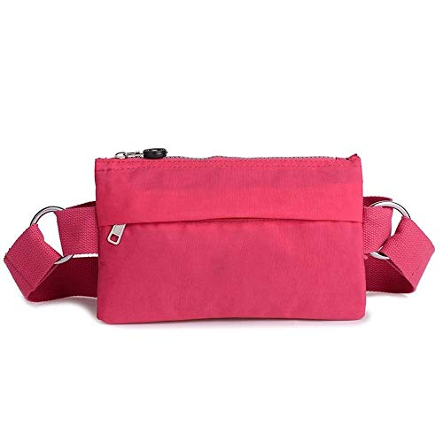 AQQWWER Hüfttasche Hüfttaschen Nylon beiläufige Frauen Gürtel Schultertasche Weibliche Brust Taschen Pack Fanny-Satz-Geldbeutel (Color : 1) von AQQWWER