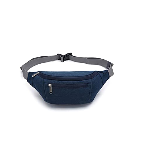 AQQWWER Hüfttasche Laufen Taille Tasche Frauen Tragbare wasserdichte Radfahren Telefon Geldbörse Frauen Gürteltasche Diebstahl Tiefe Brust Fanny Packung (Color : Blue) von AQQWWER