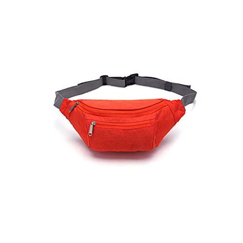 AQQWWER Hüfttasche Laufen Taille Tasche Frauen Tragbare wasserdichte Radfahren Telefon Geldbörse Frauen Gürteltasche Diebstahl Tiefe Brust Fanny Packung (Color : Red) von AQQWWER