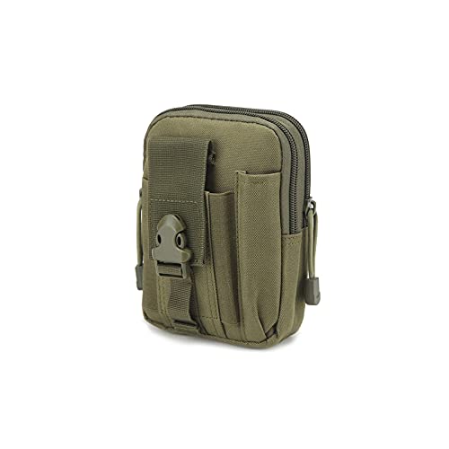 AQQWWER Hüfttasche Männer Outdoor Taktischer Taschentasche, Gürtel Taille Packtasche Kleine Tasche Militär Taille Packung, Laufbeutel Travel Camping Taschen Taschen (Color : Green) von AQQWWER