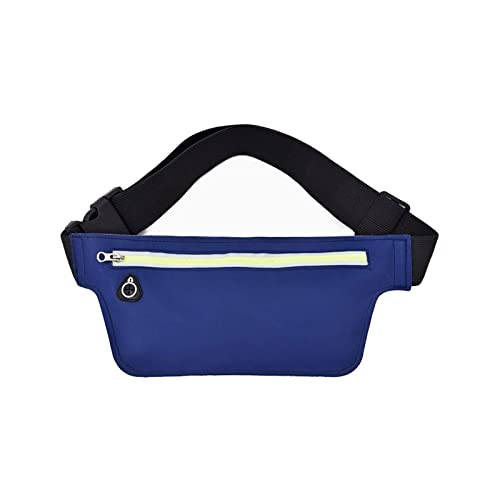 AQQWWER Hüfttasche Männer Oxford Sports Kleine Fanny Pack Nachtreflektierende Licht Gürtel Taschen Weibliche Banane Bum Bag Frauen Laufende Mini Taille Tasche (Color : 1) von AQQWWER