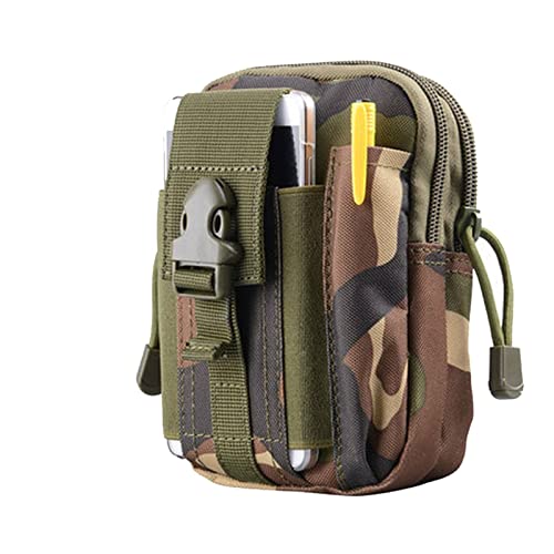 AQQWWER Hüfttasche Männer Tactical Molle Tasche Gürtel Taille Packtasche Kleine Tasche Military Taille Packung Laufende Beutel Reise Camping Taschen weichen zurück (Color : 6) von AQQWWER