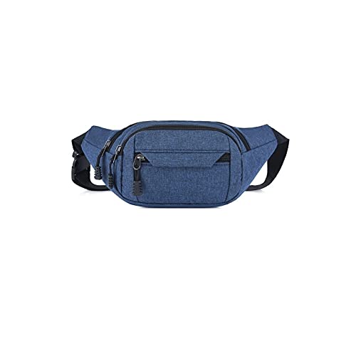 AQQWWER Hüfttasche Männer Taille Tasche Frauen Einfache Freizeit Mode Oxford Taille Packungen Damen Taille Taschen Designer Handy Pouch (Color : Blue) von AQQWWER