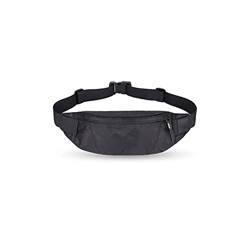 AQQWWER Hüfttasche Männer Taille Tasche Geld Gürtel Tasche Männer Geldbörse Teenager Reise Geldbörse Gürtel Männliche Fanny Pack Zigarette Cose Für Telefon (Color : Black) von AQQWWER