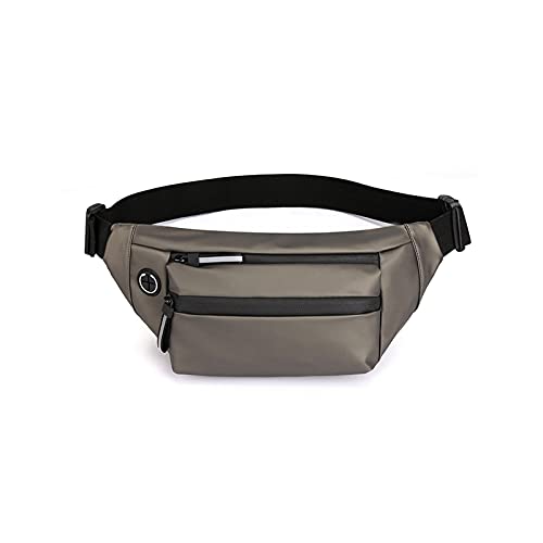 AQQWWER Hüfttasche Männer wasserdichte Gürtelbeutel, Brustpackung Männliche wasserdichte Taille Tasche, Outdoor Sports Fanny Pack Herren Reise Umhängetaschen (Color : Champagne) von AQQWWER