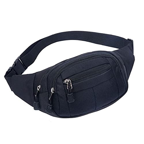 AQQWWER Hüfttasche Mode Männer Frauen Unisex Casual Travel Bum Bag Fanny Taille Packung mit Reißverschluss Outdoor Sports Umhängetasche Handy Brust Hüftpackung (Color : 2) von AQQWWER