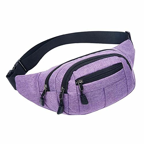 AQQWWER Hüfttasche Mode Männer Frauen Unisex Casual Travel Bum Bag Fanny Taille Packung mit Reißverschluss Outdoor Sports Umhängetasche Handy Brust Hüftpackung (Color : 3) von AQQWWER