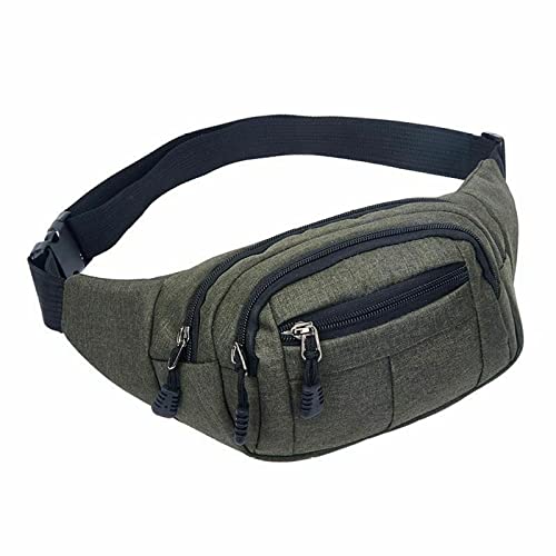 AQQWWER Hüfttasche Mode Männer Frauen Unisex Casual Travel Bum Bag Fanny Taille Packung mit Reißverschluss Outdoor Sports Umhängetasche Handy Brust Hüftpackung (Color : 4) von AQQWWER