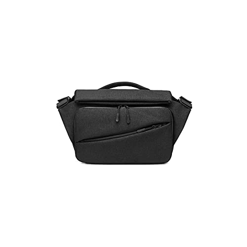 AQQWWER Hüfttasche Mode Männer Messenger Bag Multifunktions Reiten Crossbody Taschen Männliche wasserdichte Umhängetasche Laden Reisetasche Für Männer (Color : Black) von AQQWWER