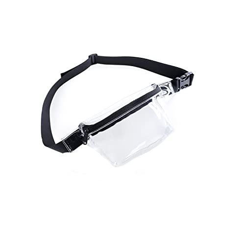 AQQWWER Hüfttasche Mode Pocket Fanny Pack Handy Pocket PVC Transparente Frauen Pocket Fanny Packung (Color : Clear) von AQQWWER