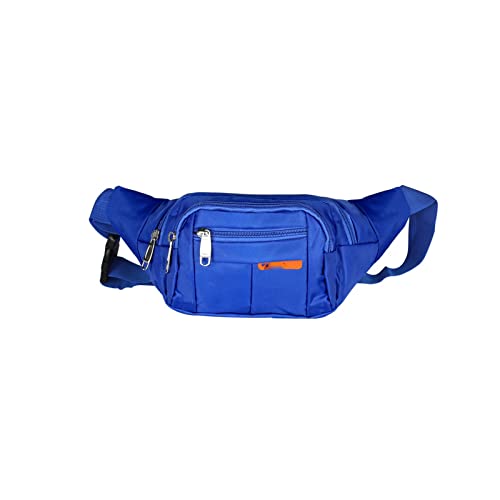 AQQWWER Hüfttasche Mode Simple Damen Taille Tasche Herren Taille Tasche Casual Funktionale Outdoor Sports Tasche (Color : Blue) von AQQWWER