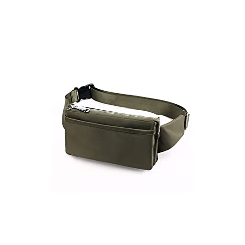 AQQWWER Hüfttasche Mode Taillenpackung wasserdichte Nylon Geld Gürtel Tasche Weibliche Geldbörse Fanny Pack Kleine Frauen Taille Tasche Mode Telefon Beutel Gürtel Kissen (Color : Green) von AQQWWER