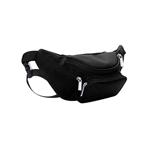 AQQWWER Hüfttasche Reise wasserdichte Fanny Pack Camouflage Nylon Fanny Pack Frauen männer Fanny Pack Handy Tasche (Color : Black) von AQQWWER