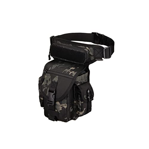 AQQWWER Hüfttasche Ritter Sling Tasche Umhängetasche Camouflage Hüftgurt Männer Mode Einfache Nylon Taille Tasche (Color : B) von AQQWWER