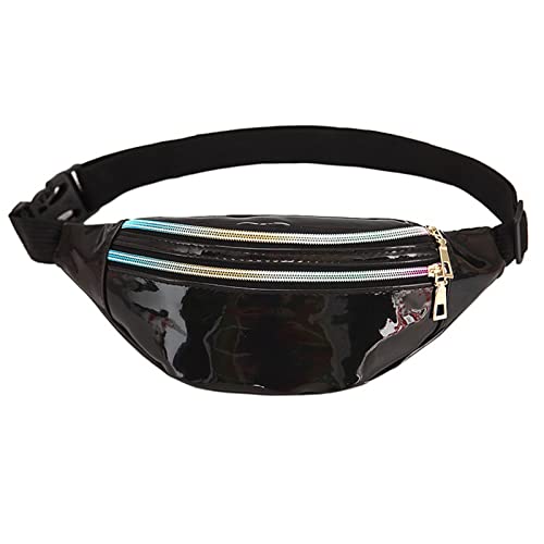 AQQWWER Hüfttasche Taille Tasche Laser Gürtelbeutel Holographische Fanny Pack Designer Nette Taille Packs Bump Bag Party Reise Mode Mädchen Schulterglitter (Color : 3) von AQQWWER