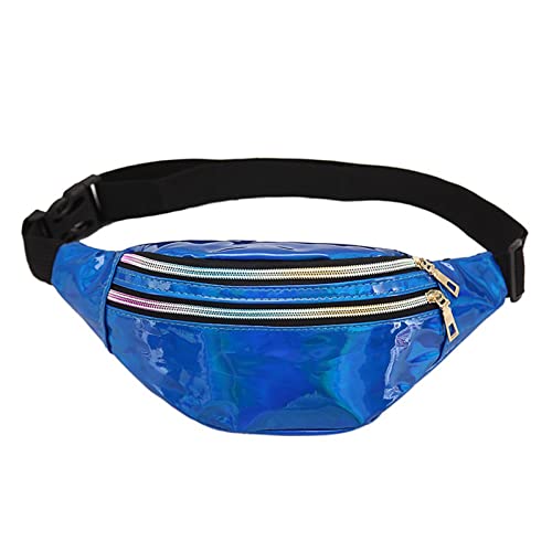 AQQWWER Hüfttasche Taille Tasche Laser Gürtelbeutel Holographische Fanny Pack Designer Nette Taille Packs Bump Bag Party Reise Mode Mädchen Schulterglitter (Color : 4) von AQQWWER