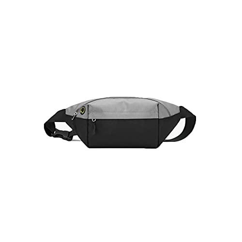 AQQWWER Hüfttasche Tasche für Frauen Gürtel Fanny Pack Taille Schlinge Crossbody Pouch mit Kopfhörerloch wasserdichte Brieftasche Karte Telefonhalter für Männer (Color : Black) von AQQWWER