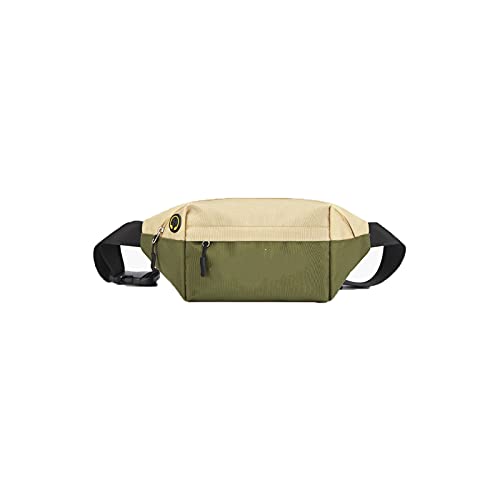 AQQWWER Hüfttasche Tasche für Frauen Gürtel Fanny Pack Taille Schlinge Crossbody Pouch mit Kopfhörerloch wasserdichte Brieftasche Karte Telefonhalter für Männer (Color : Green) von AQQWWER